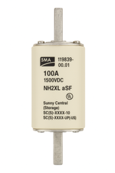 SMA 119839-00.01 LV/HRC Fuse Link 100A NH2XL aSF (1500VDC UL)